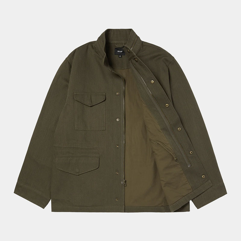 HUF(ハフ)/ TCM M64 MILITARY JACKET -GREEN-