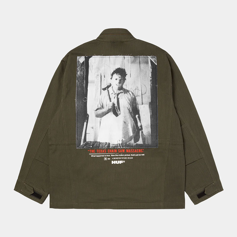 HUF(ハフ)/ TCM M64 MILITARY JACKET -GREEN-