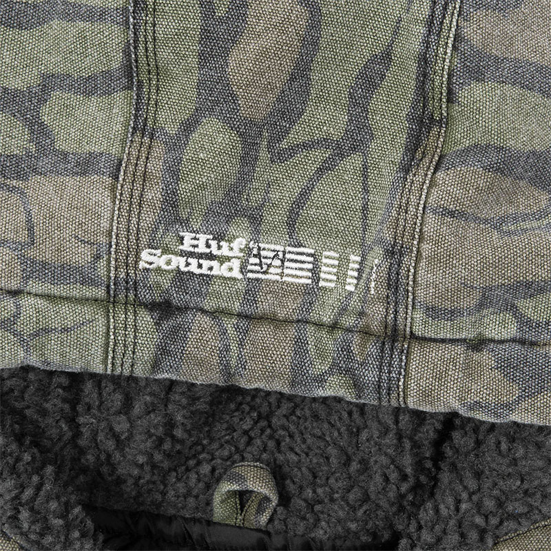 HUF(ハフ)/ AUDIO HOODED JACKET -CAMO-
