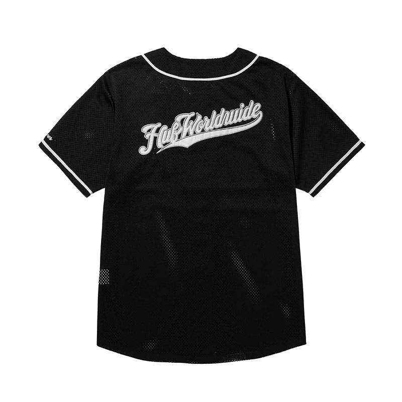 HUF(ハフ)/ CRACKERJACK BASEBALL JERSEY -BLACK-