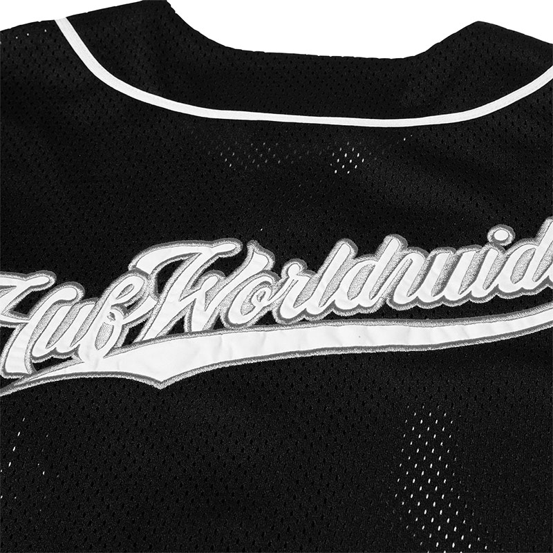 HUF(ハフ)/ CRACKERJACK BASEBALL JERSEY -BLACK-