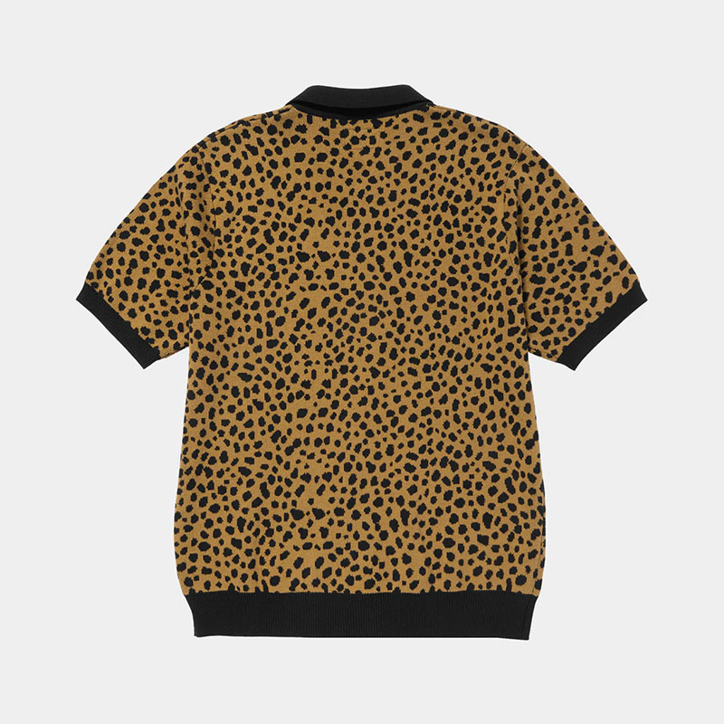 HUF(ハフ)/ INSTINCT BOWLING SWEATER -BROWN-