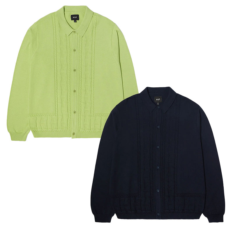 HUF(ハフ)/ TOWNER LS KNIT TOP -2.COLOR-
