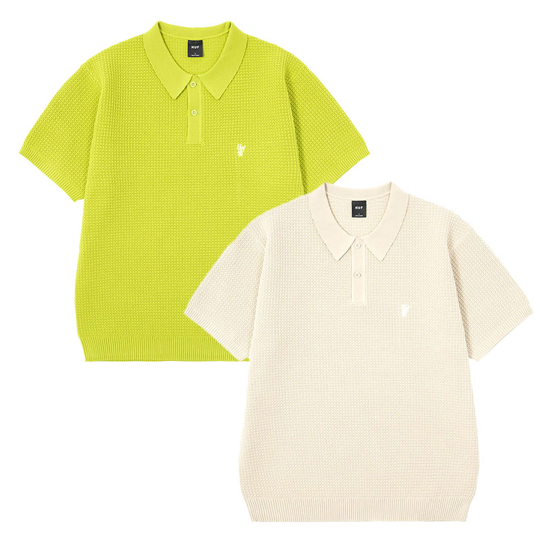 HUF(ハフ)/ HUF1984 KNIT POLO -2.COLOR-