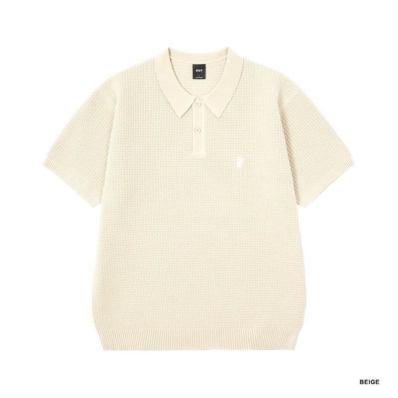 HUF(ハフ)/ HUF1984 KNIT POLO -2.COLOR-