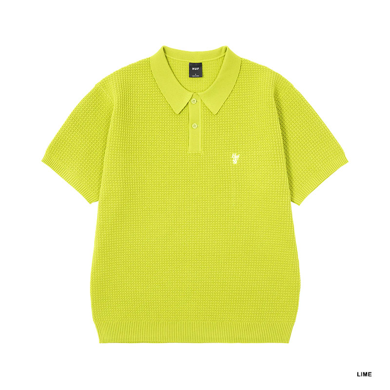 HUF(ハフ)/ HUF1984 KNIT POLO -2.COLOR-