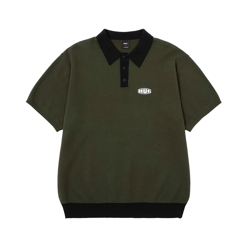 HUF(ハフ)/ FLOWER SS KNIT POLO -2.COLOR-