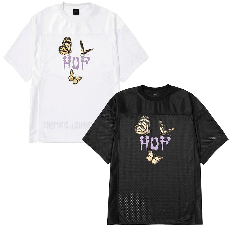 HUF(ハフ)/ FLY TRAP MESH SS CREW -2.COLOR-