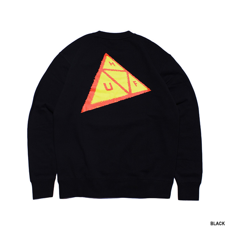 HUF(ハフ)/ SKEWED TT CREWNECK -2.COLOR-