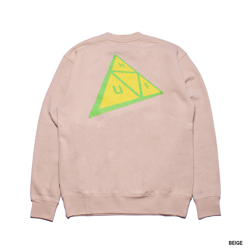 HUF(ハフ)/ SKEWED TT CREWNECK -2.COLOR-