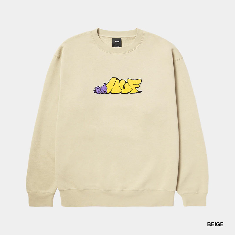 HUF(ハフ)/ DOG SENSE CREWNECK -2.COLOR-
