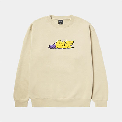HUF(ハフ)/ DOG SENSE CREWNECK -2.COLOR-