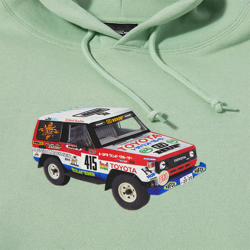 HUF(ハフ)/ HUF X LAND CRUISER SAHARA RALLY HOODIE -2.COLOR-