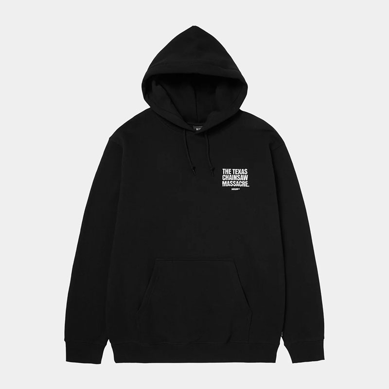 HUF(ハフ)/ TEXAS CHAINSAW TT P/O HOODIE -BLACK-