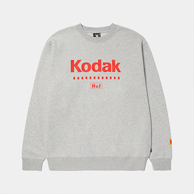 HUF(ハフ)/ GOLDEN HOUR CREWNECK -ASH-