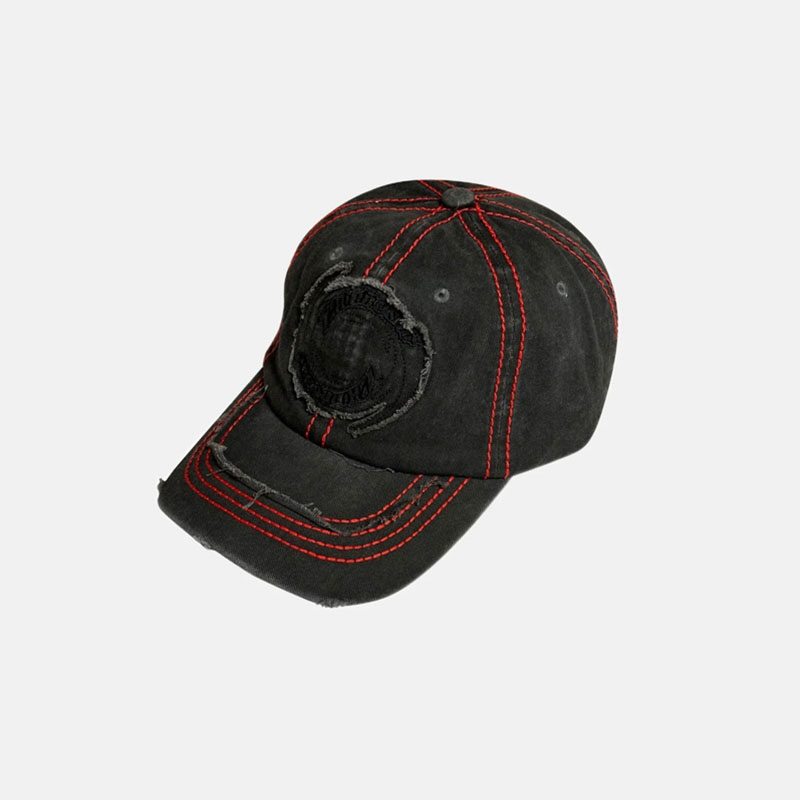 LABROS(ラブロス)/ SPIN LOGO CAP -BLACK-