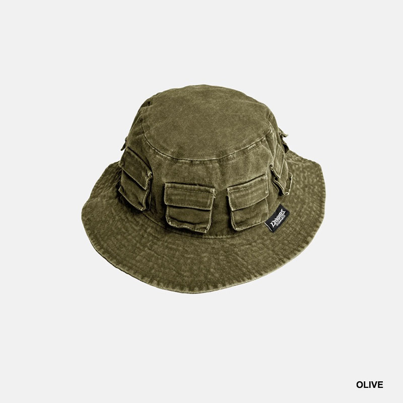 LABROS(ラブロス)/ MULTI POCKET BUCKET HAT -2.COLOR-
