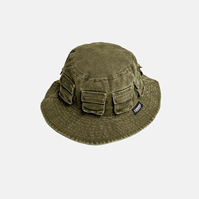 LABROS(ラブロス)/ MULTI POCKET BUCKET HAT -2.COLOR-