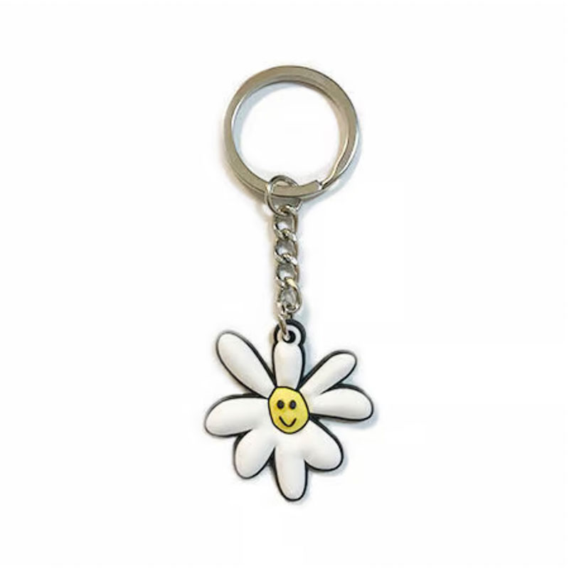 LABROS(ラブロス)/ DAISY RUBBER KEYCHAIN -WHITE-