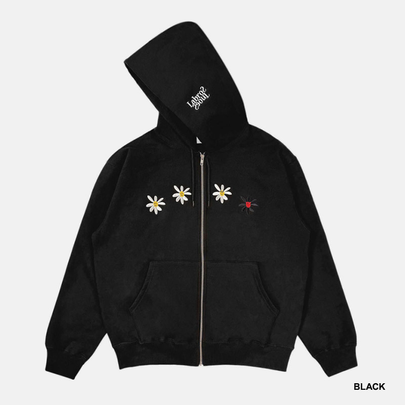 LABROS(ラブロス)/ Daisies zip up hoodie -2.COLOR-