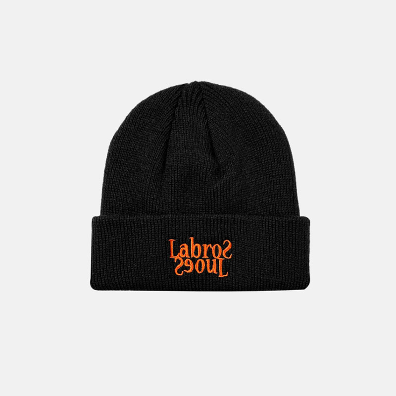 LABROS(ラブロス)/ Flip Logo Beanie -3.COLOR-(BLACK)