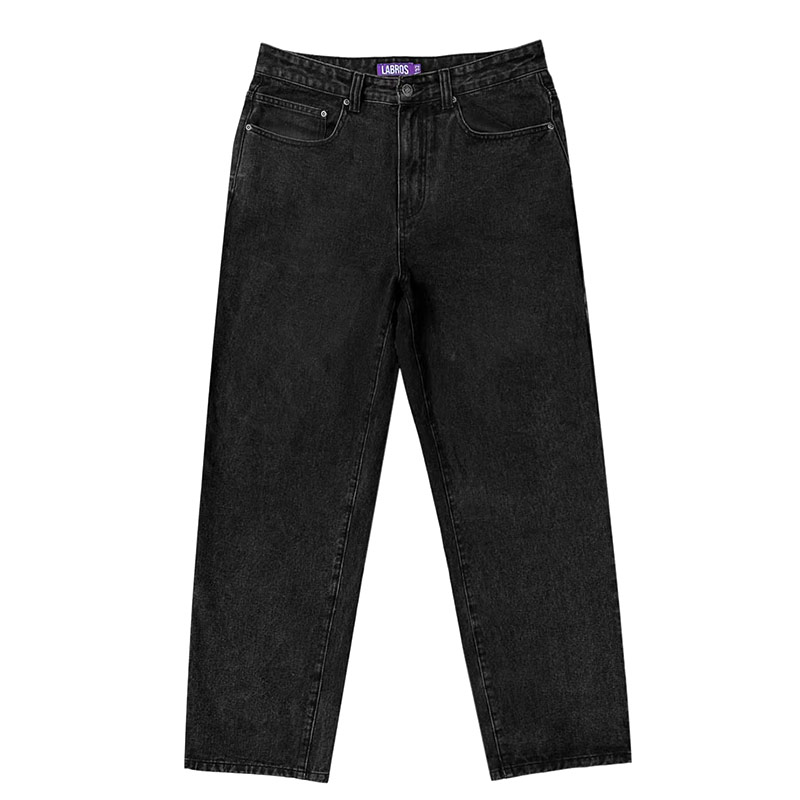 LABROS(ラブロス)/ LA POCKET STONE WASHED JEANS -BLACK-