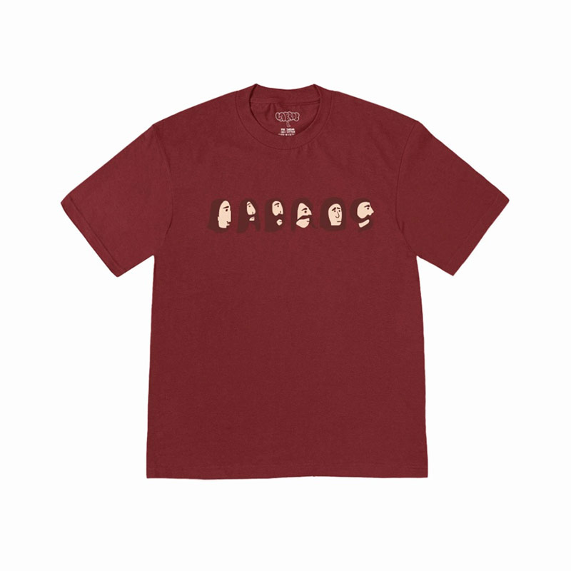 LABROS(ラブロス)/ BEARD MAN TEE -2.COLOR-(BURGUNDY)