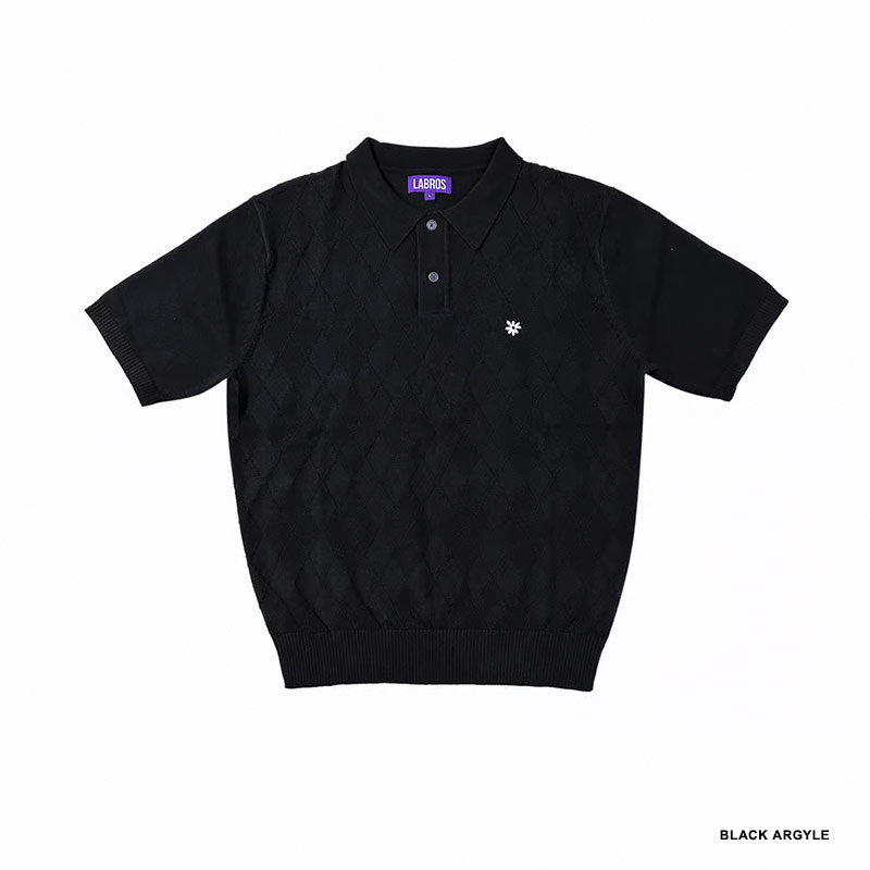 LABROS(ラブロス)/ SYMBOL LOGO KNIT POLO -2.COLOR-