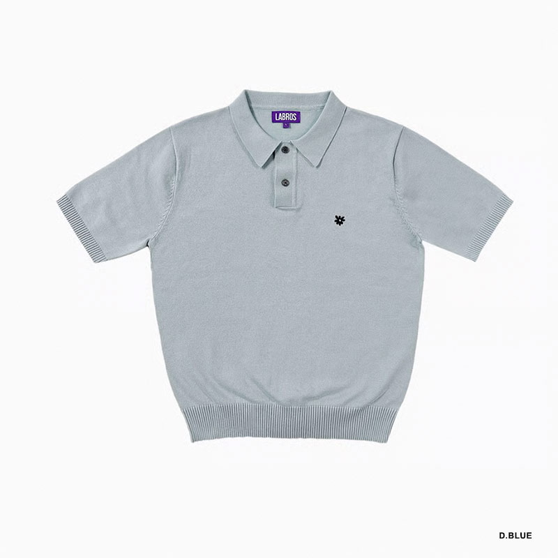 LABROS(ラブロス)/ SYMBOL LOGO KNIT POLO -2.COLOR-