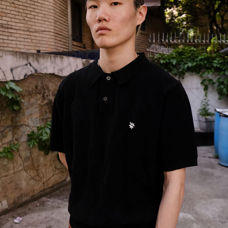 LABROS(ラブロス)/ SYMBOL LOGO KNIT POLO -2.COLOR-