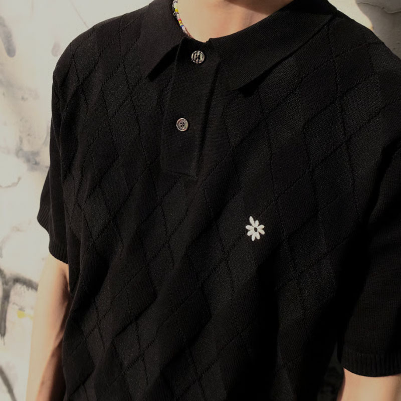 LABROS(ラブロス)/ SYMBOL LOGO KNIT POLO -2.COLOR-