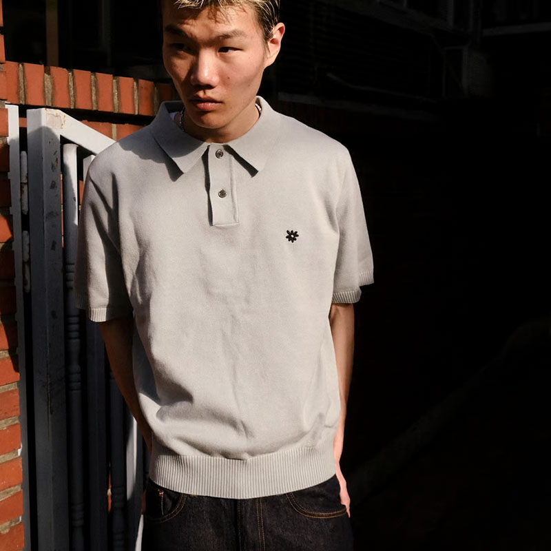 LABROS(ラブロス)/ SYMBOL LOGO KNIT POLO -2.COLOR-