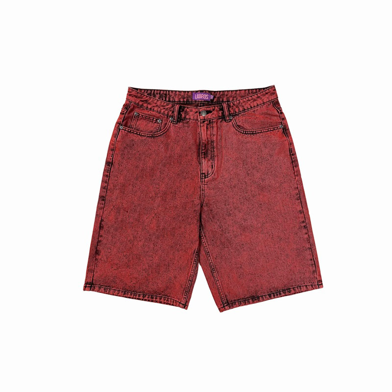 LABROS(ラブロス)/ BIG STITCH SHORTS -RED-
