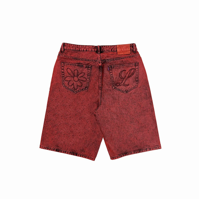 LABROS(ラブロス)/ BIG STITCH SHORTS -RED-
