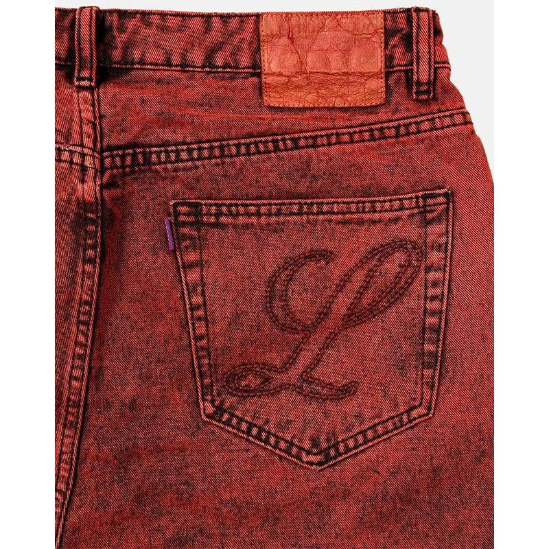 LABROS(ラブロス)/ BIG STITCH SHORTS -RED-