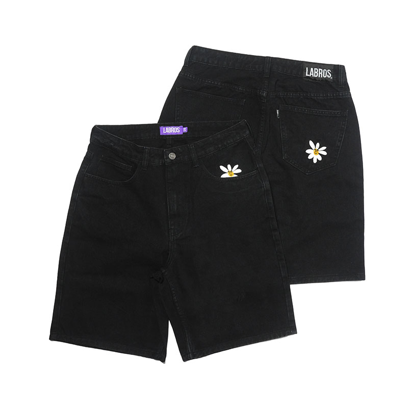 LABROS(ラブロス)/ SMART DAISY BAGGY SHORTS -BLACK-