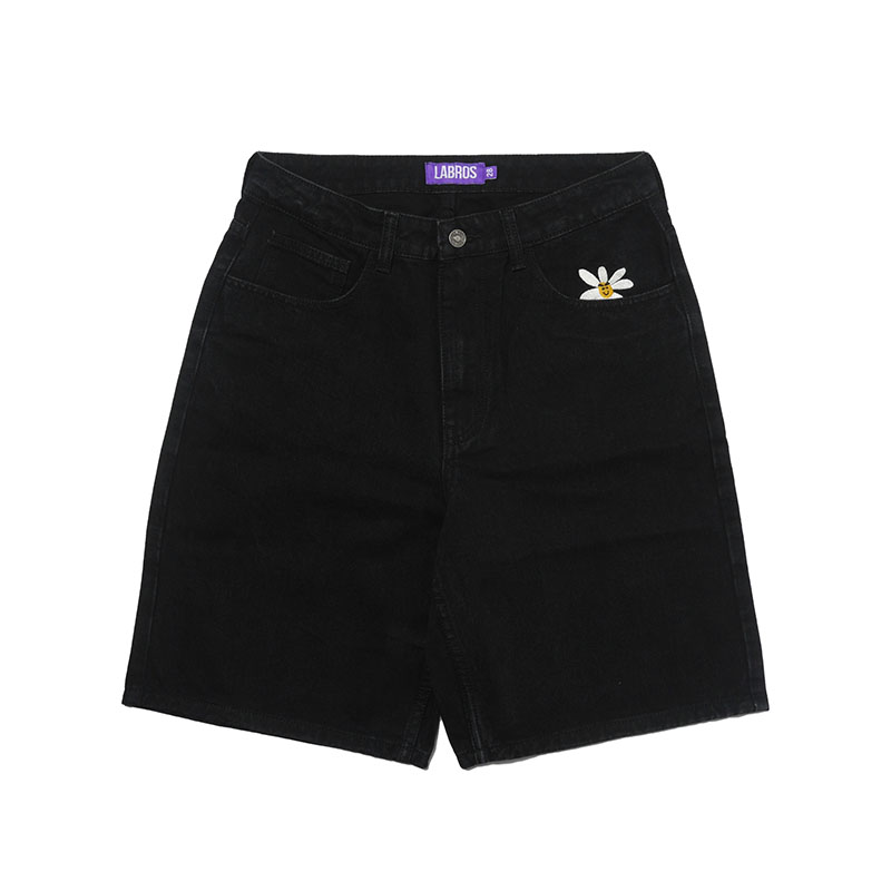 LABROS(ラブロス)/ SMART DAISY BAGGY SHORTS -BLACK-