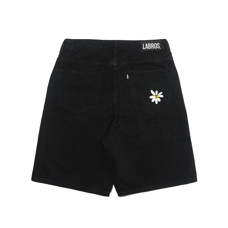 LABROS(ラブロス)/ SMART DAISY BAGGY SHORTS -BLACK-