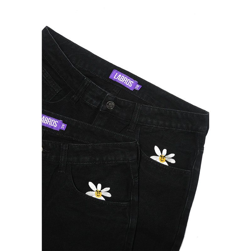 LABROS(ラブロス)/ SMART DAISY BAGGY SHORTS -BLACK-