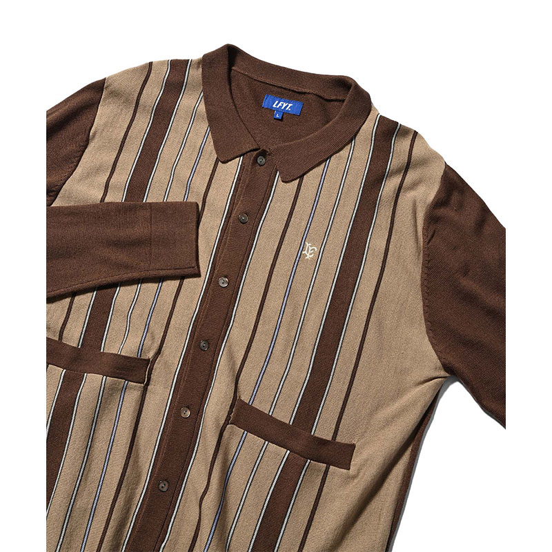 LFYT(エルエフワイティー)/ STRIPED KNIT CARDIGAN -2.COLOR-