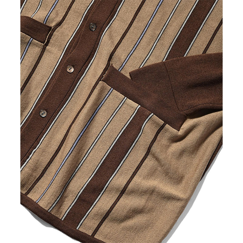 LFYT(エルエフワイティー)/ STRIPED KNIT CARDIGAN -2.COLOR-