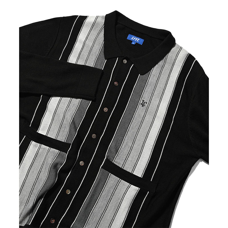 LFYT(エルエフワイティー)/ STRIPED KNIT CARDIGAN -2.COLOR-