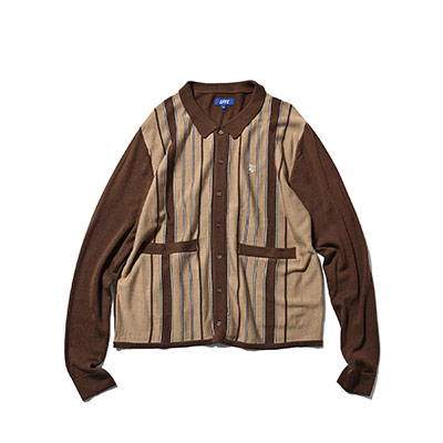 LFYT(エルエフワイティー)/ STRIPED KNIT CARDIGAN -2.COLOR-