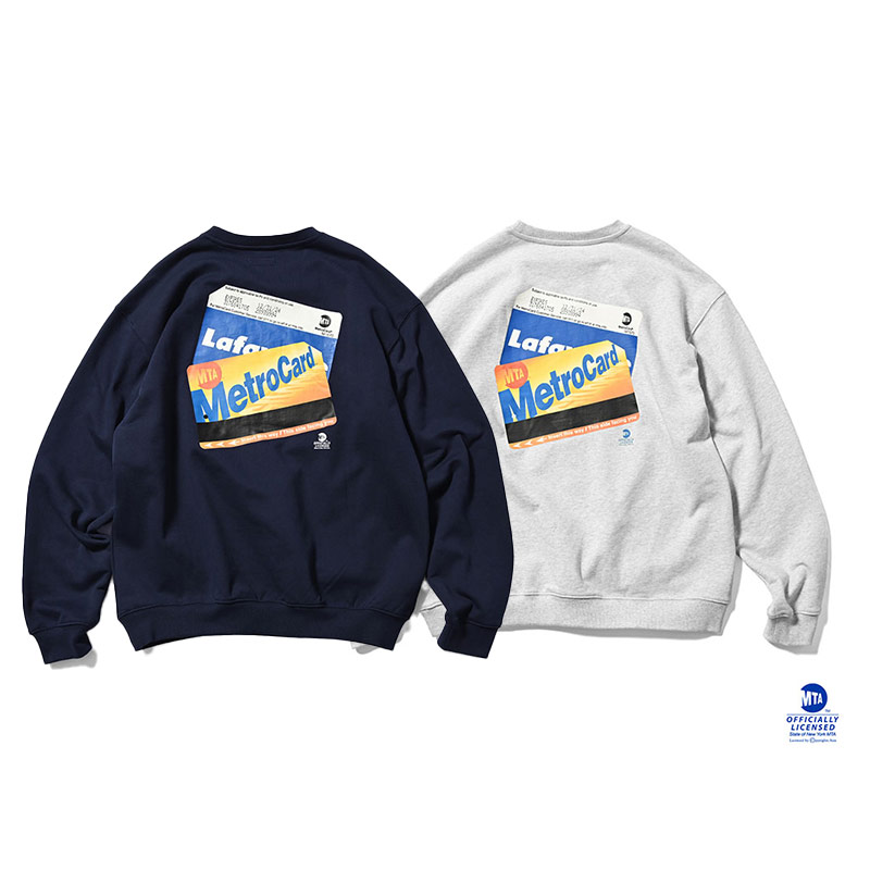 LFYT(エルエフワイティー)/ LFYT x MTA Metro Card CREWSWEAT -2.COLOR-