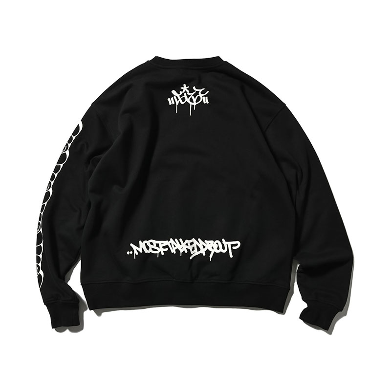 LFYT(エルエフワイティー)/ LFYT x GIZ MTA CREWSWEAT -BLACK-