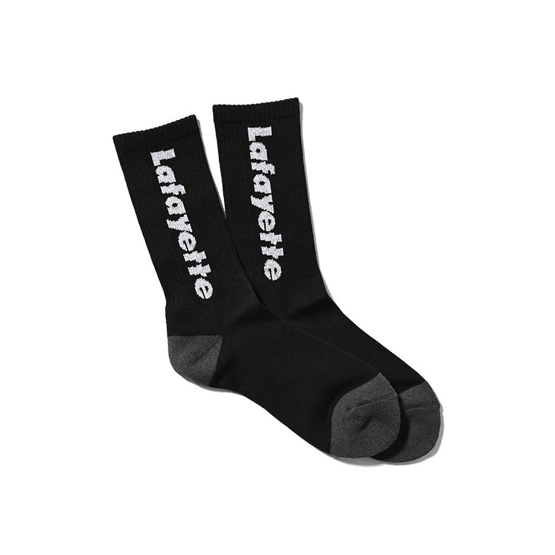 LFYT(エルエフワイティー)/ Lafayette LOGO CREW SOCKS -3.COLOR-(BLACK)