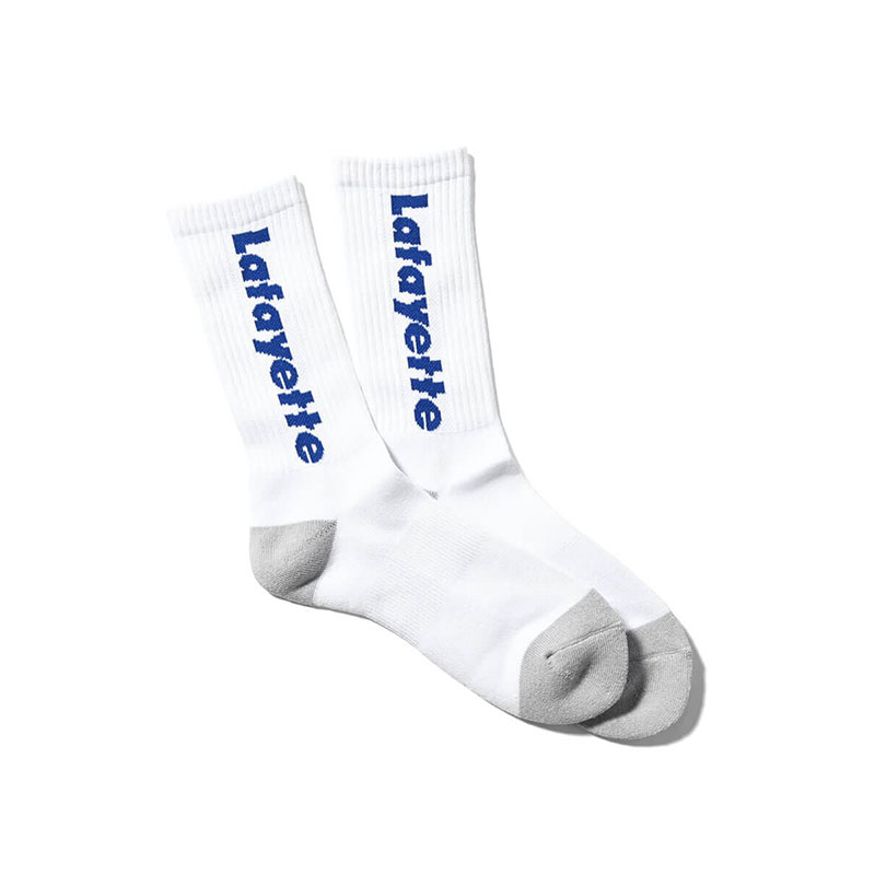 LFYT(エルエフワイティー)/ Lafayette LOGO CREW SOCKS -3.COLOR-(WHITE)