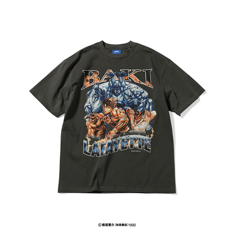 LFYT(エルエフワイティー)/ LFYT × GRAPPLER BAKI - ALL STAR TEE -VINTAGE BLACK-