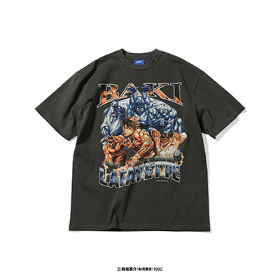 LFYT(エルエフワイティー)/ LFYT × GRAPPLER BAKI - ALL STAR TEE -VINTAGE BLACK-