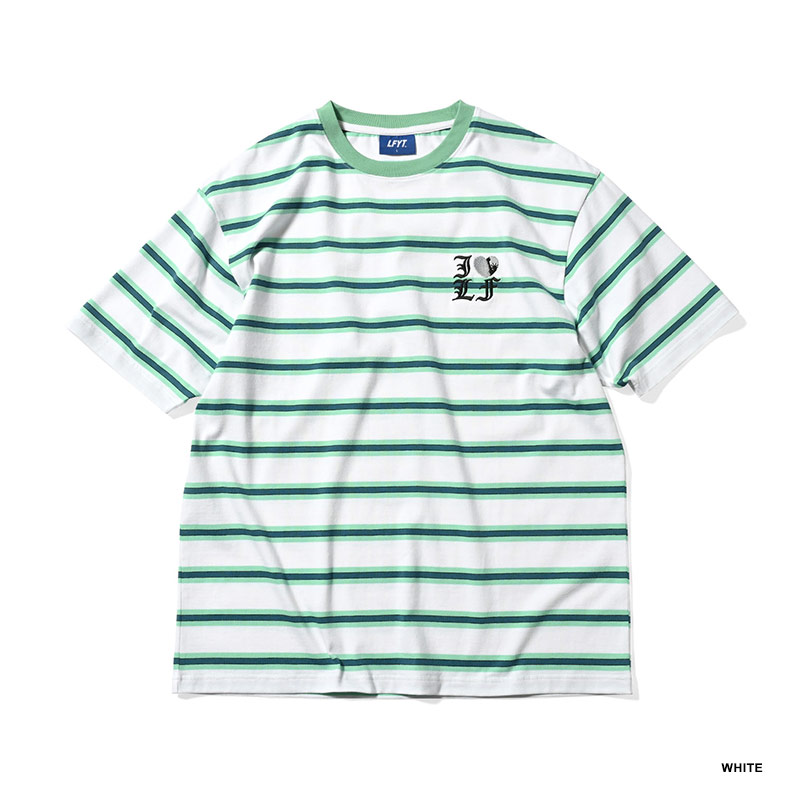 LFYT(エルエフワイティー)/ I LOVE LF MULTI BORDER TEE -2.COLOR-